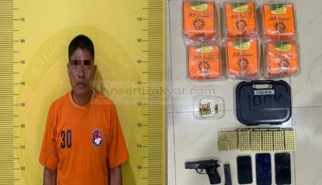 Polres Asahan Baku Tembak Bandar Narkoba Sebelum Lolos, Satu Pelaku Ditangkap, 10 Kg Sabu Disita