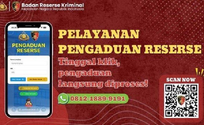 Mabes Polri Luncurkan Aplikasi Pengaduan Reserse Bareskrim | Halaman All