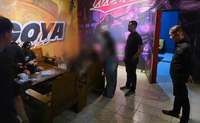 KRYD Sat Reskrim, Sita Miras di Tempat Karaoke