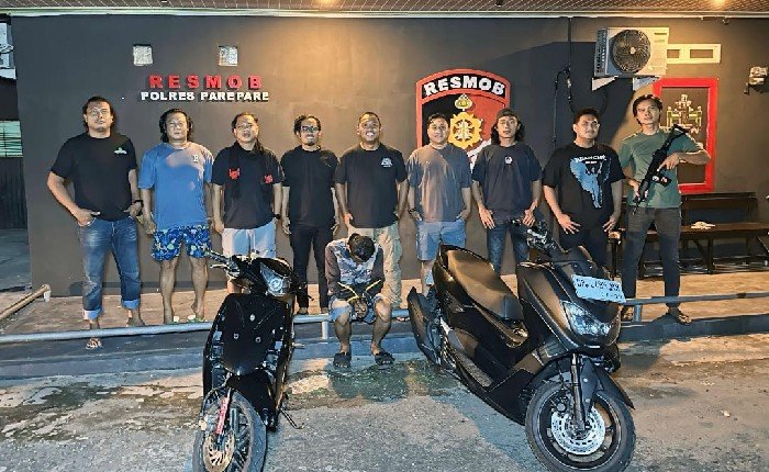 Parkir Kendaraan Dengan Kunci Kontak Melengket Digasak Maling, Reskrim Parepare Imbau Warga Tak Ulangi