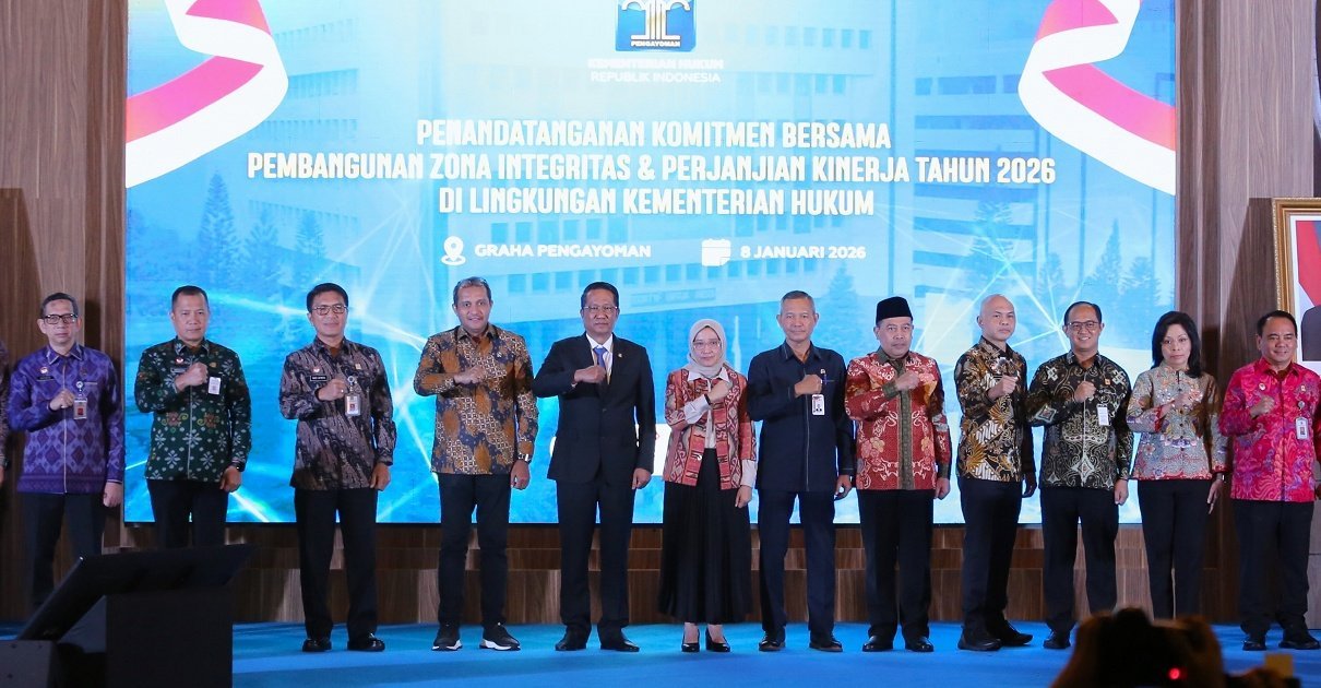 KPK Bersama Kemenkum Tandatangani Kesepakatan Pembangunan Zona Integritas