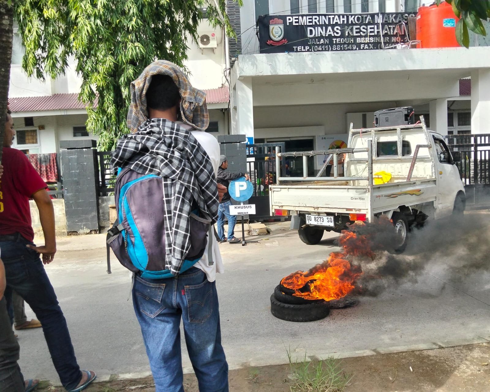 Aksi Jilid III, Koalisi Lintas Mahasiswa Geruduk Dinkes Makassar, Soroti Dugaan Mark Up Anggaran Rp544 Juta