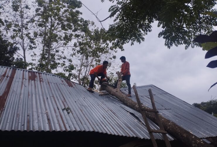 Kemarin Angin Kencang Rusak Tiga Rumah Warga di Desa Saukang, Sinjai Timur