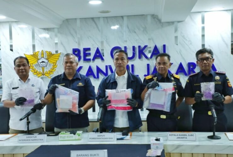 BNN Bekerja Sama Dengan Bea Cukai Tangkap Jaringan Ekstasi Internasional