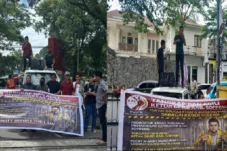 PRI Gelar Aksi Demo Jilid II di Kantor Golkar dan Mapolda Sulsel Terkait Kasus Oknum Ketua DPRD Soppeng