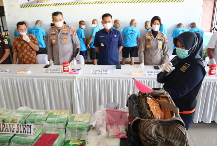 Polresta Deli Serdang Musnahkan 37,2 Kg Narkotika dari 9 Kasus, 12 Tersangka Dijerat