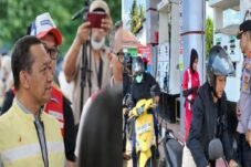 Menteri Bahlil dan Kapolsek Sinjai Timur Pastikan Stok BBM dan Keamanan Antrean BBM di SPBU, Pertamina Patra Niaga Sulawesi Siap!