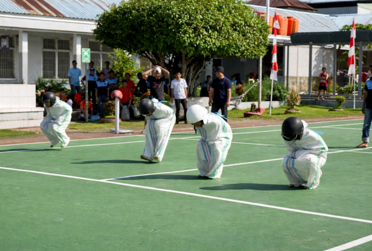 Meriah dan Spektakuler! Lomba Lari Karung Buka Pekan Olahraga HBP ke-62 Rutan Sinjai