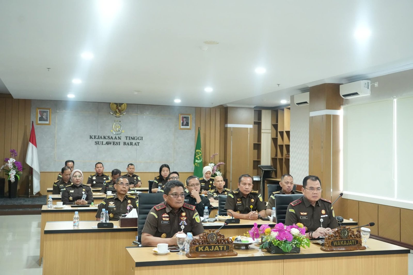 Kepala Kejaksaan Tinggi Sulawesi Barat, Sukarman Sumarinton, S.H., M.H., mengikuti kegiatan Seminar Nasional “Komersialisasi Hak Cipta Lagu dan Merek”. Pada Rabu (8/4/2026).dok Kejati.