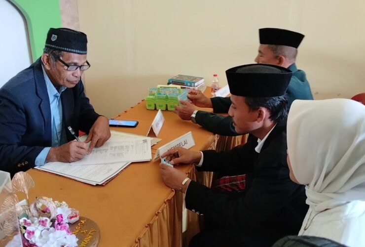 70 Pasangan Menikah di Sinjai Pasca Lebaran, Sinjai Tengah Tertinggi"