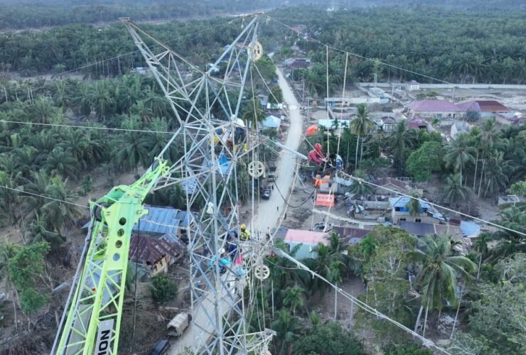 Infrastruktur Listrik Sumatera Pulih 99,9% Pasca Bencana, Dampak Ekonomi Membaik