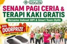 Jadwal Senam Pagi dan Terapi Kaki Gratis Olylife di Pojok 36 Jambi