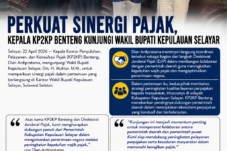 Kepala KP2KP Benteng Kunjungi Wakil Bupati Selayar Perkuat Sinergi Pajak