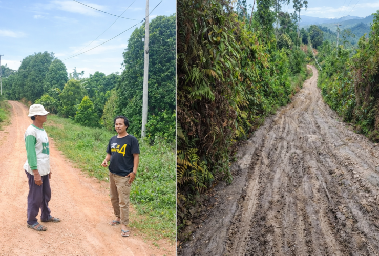 Akses Jalan Desa Awiu Belum Diaspal, Warga Harap Perhatian Pemerintah Pemda Koltim