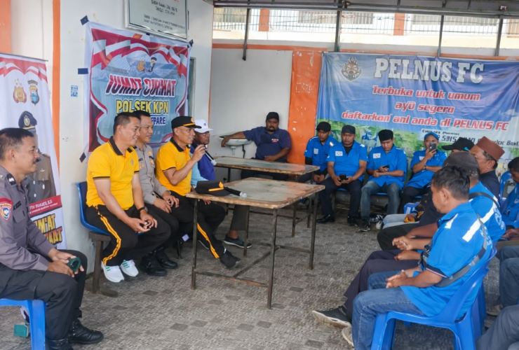 Polsek KPN Sambangi Koperasi TKBM Serap Aspirasi Pekerja