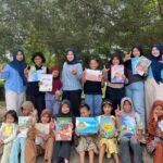 Bawa Buku Bacaan Anak, TBM Olalaa Ujung Gading Jelajahi Jorong Sikabau