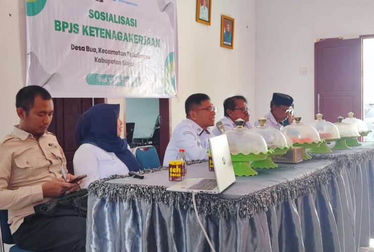 BPJS Sosialisasikan Program Jaminan Sosial Pekerja di Desa Bua