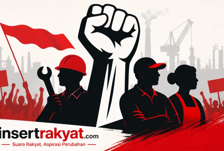 Memaknai Hari Buruh di Era Kapitalisme foto karikatur Insertrakyat.com