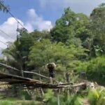 TNI dan Warga Bersinergi Wujudkan Jembatan Penghubung Alenangka–Samaturue