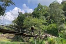 TNI dan Warga Bersinergi Wujudkan Jembatan Penghubung Alenangka–Samaturue