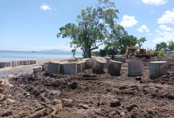 Proyek Tembok Laut Palewai Jadi Solusi Abrasi di Kolaka Selatan