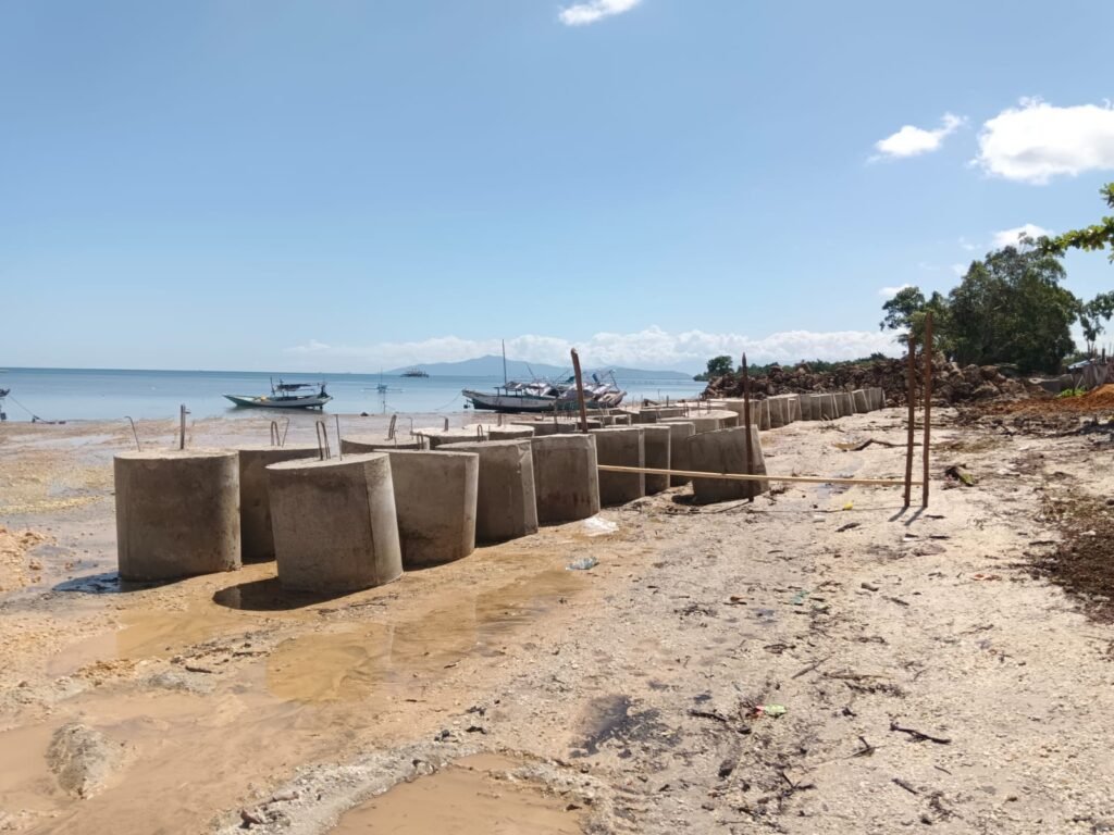 Proyek Tembok Laut Palewai Jadi Solusi Abrasi di Kolaka Selatan