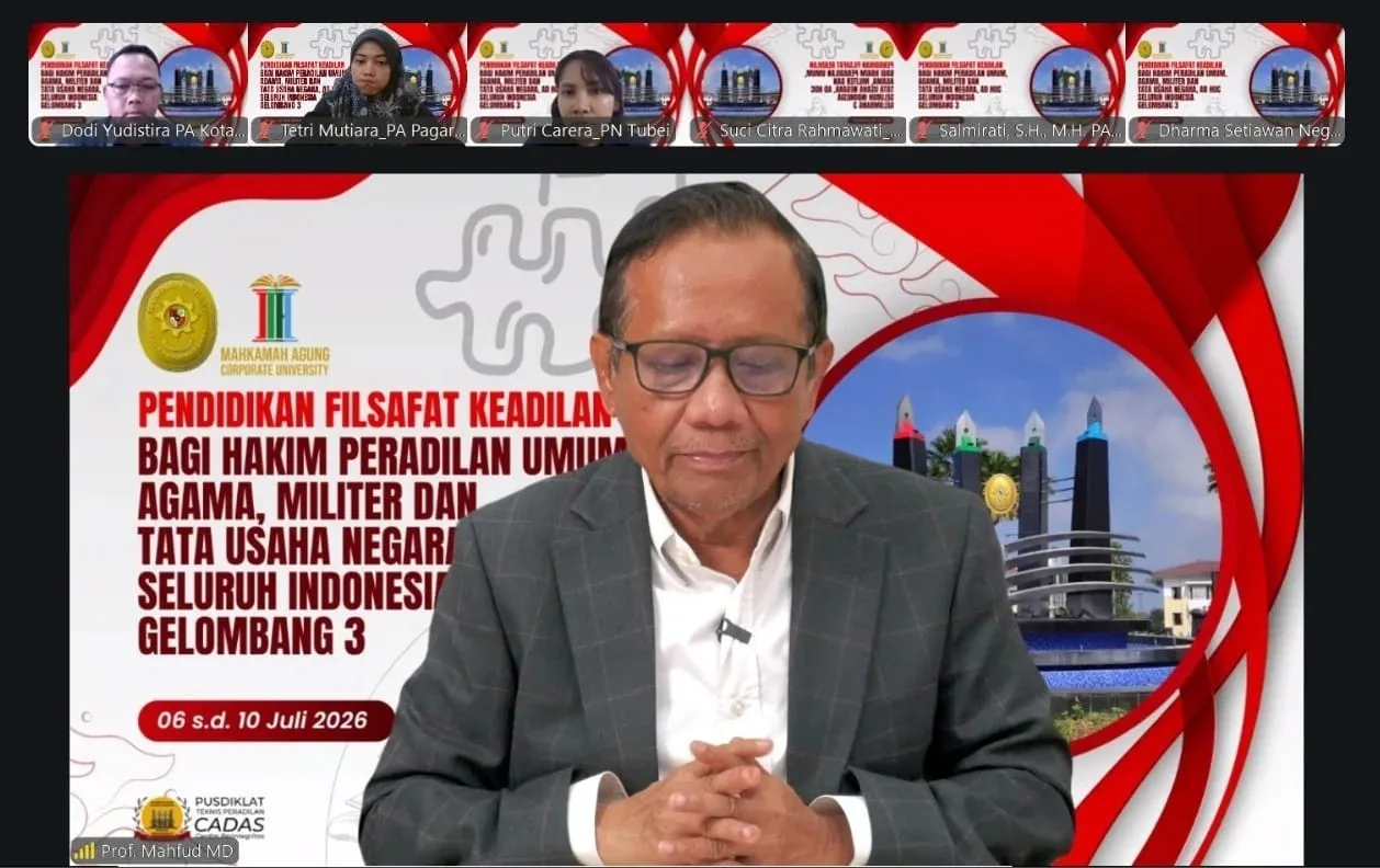 Mahfud MD: Logika dan Etika Jadi Kunci Putusan Hakim