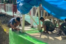 Progres Pembangunan Jembatan Gantung Sungai Hou Mines 5 Persen