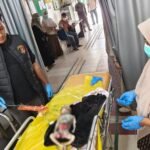 Foto lokasi penemuan jenazah bayi di Sungai Arakundo, Kecamatan Simpang Ulim, Aceh Timur