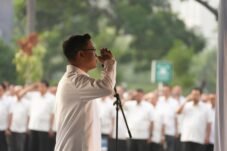 Foto Direktur Jenderal Pajak, Bimo Wijayanto pada peringatan Hari Pajak 2026 yang diselenggarakan Direktorat Jenderal Pajak di Jakarta dengan tema "Pajak Tumbuh, Indonesia Tangguh".