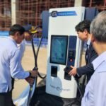 Groundbreaking pembangunan charging station BRT Cekungan Bandung di Depo Leuwipanjang, Kota Bandung, Jawa Barat. (Foto Istimewa ).