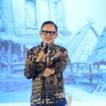 Wakil Menteri Dalam Negeri Bima Arya saat membuka Welcome Dinner Asosiasi Pemerintah Provinsi Seluruh Indonesia (APPSI) di Aruna Senggigi, Kabupaten Lombok Barat, Nusa Tenggara Barat.