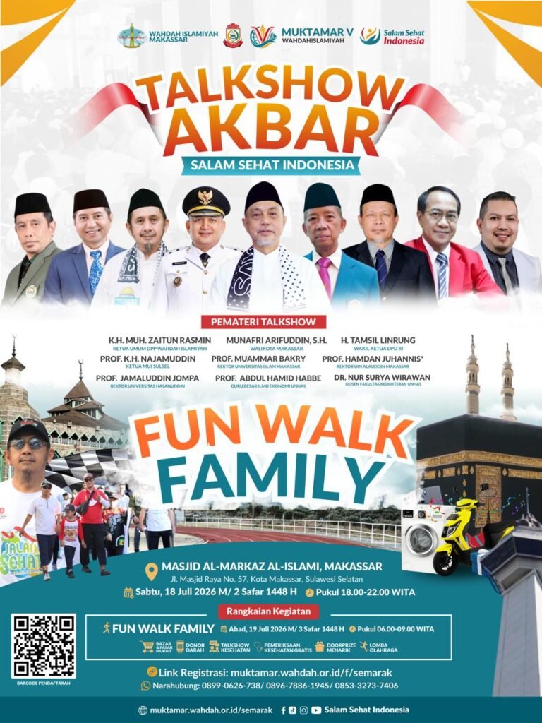 Wahdah Islamiyah Gelar Salam Sehat Indonesia di Makassar