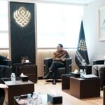 Menteri Kebudayaan RI Fadli Zon bertemu CEO Global Al Assembly Feliana Citradewi dan President of the Conference of European Imams Hassen Chalgoumi membahas diplomasi budaya dan kerja sama perfilman global.