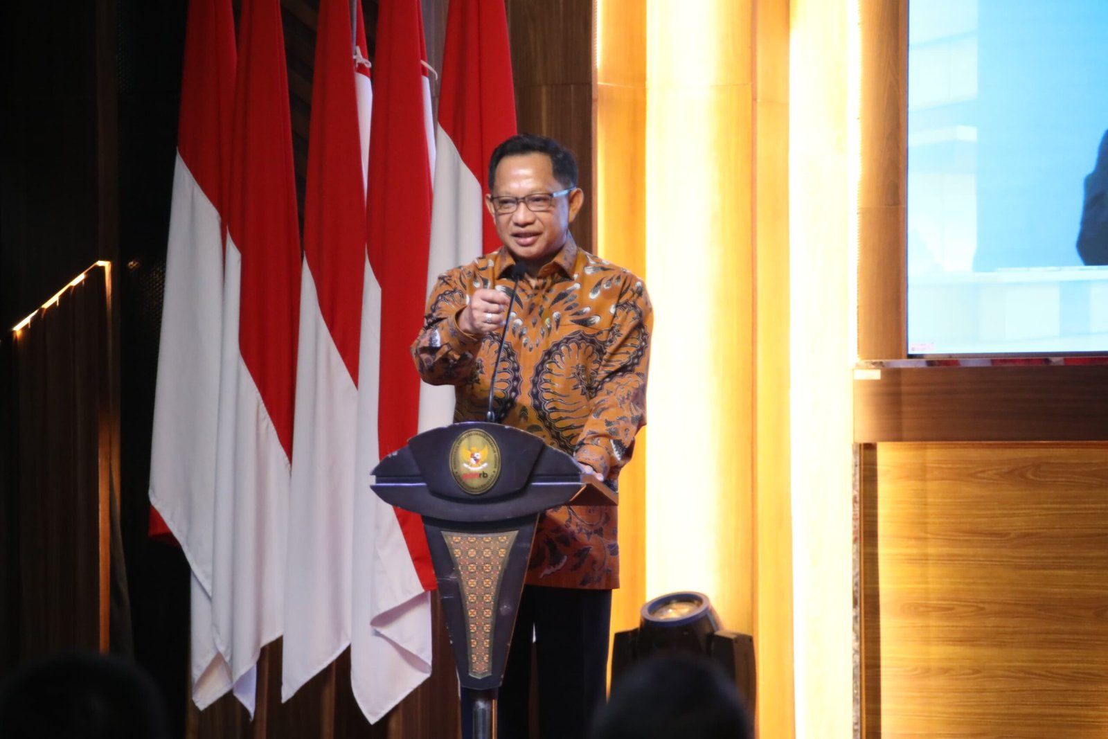 Menteri Dalam Negeri (Mendagri) Muhammad Tito Karnavian menyampaikan pentingnya penguatan pelayanan publik sebagai bagian dari upaya memperkuat pemerintahan dan ketahanan negara, Jakarta, Jumat (24/7/2026).