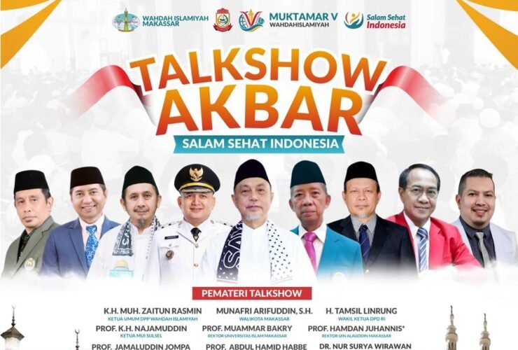 Wahdah Islamiyah menggelar Salam Sehat Indonesia di Makassar pada 18–19 Juli 2026 dengan layanan kesehatan gratis, donor darah, talkshow, dan jalan sehat keluarga. (Foto Ist/banner).