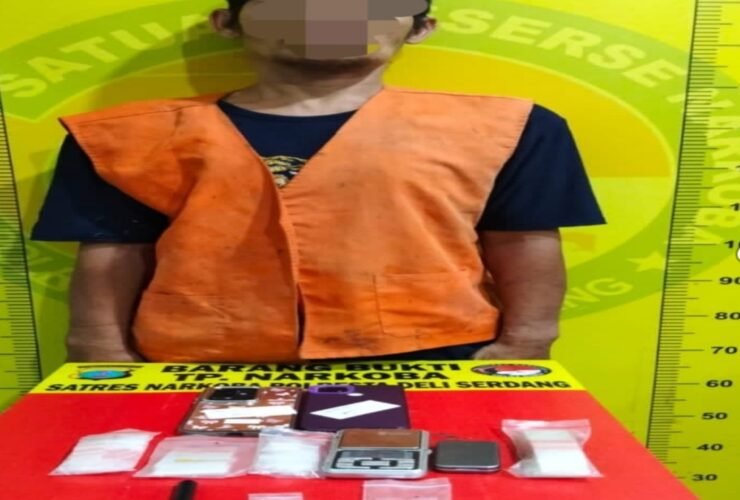 Satres Narkoba Polresta Deli Serdang Bekuk Pengedar Sabu