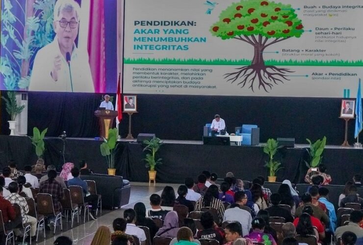 Ketua KPK Setyo Budiyanto memberikan kuliah umum antikorupsi di Universitas Cenderawasih Jayapura.