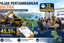 Pajak Tambang Sultra 45,51%, 32 Perusahaan Masuk Forum KPP