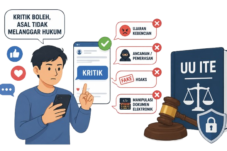 Ketua Mahkamah Agung Ingatkan Batas Kritik di Media Sosial dan UU ITE. (Ketenangan foto Ilustrasi edukasi tentang kritis dan UU ITE).