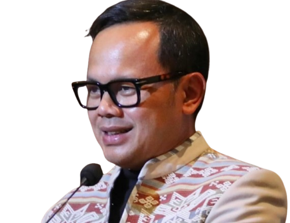 Wamendagri Bima Arya Sugiarto menyampaikan pandangan tentang AI dan nilai kemanusiaan di GPIB Immanuel Jakarta.