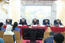 Foto: Konferensi pers kinerja APBN Regional Sulawesi Selatan Semester I Tahun Anggaran 2026 di Gedung Keuangan Negara II Makassar.