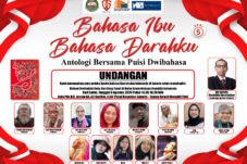 "Antologi "Bahasa Ibu, Bahasa Darahku" menghadirkan puisi dwi bahasa dari berbagai daerah Indonesia.