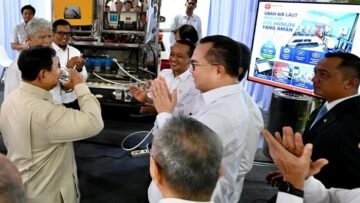 Foto: Presiden Prabowo Subianto meninjau inovasi BRIN.