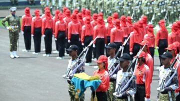 Tim Upacara HUT Ke-81 dan Paskibraka Gladi Bersama di Istana Merdeka