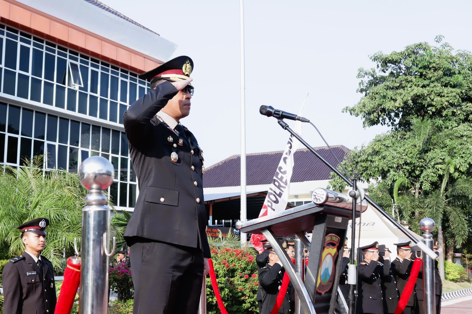 HUT ke-81 RI di Gresik, Kapolres Ajak Generasi Muda Teladani Perjuangan Pahlawan