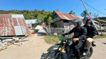 Wapres Gibran meninjau warga terdampak bencana di Kampung Waso.