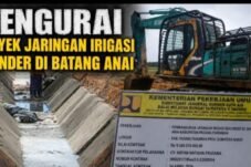 Pembangunan jaringan irigasi sekunder D.I. Batang Anai di Padang Pariaman