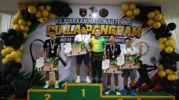 Pangdam XIX Tegaskan Sportivitas Jadi Nilai Utama Kejurnas Tenis