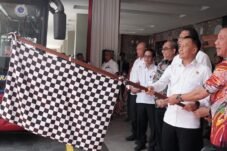Peluncuran layanan angkutan antarmoda rute Balikpapan–IKN di Pelabuhan Semayang, Balikpapan, Kalimantan Timur, Kamis (27/8/2026). Sumber foto: Ditjen Perhubungan Darat.